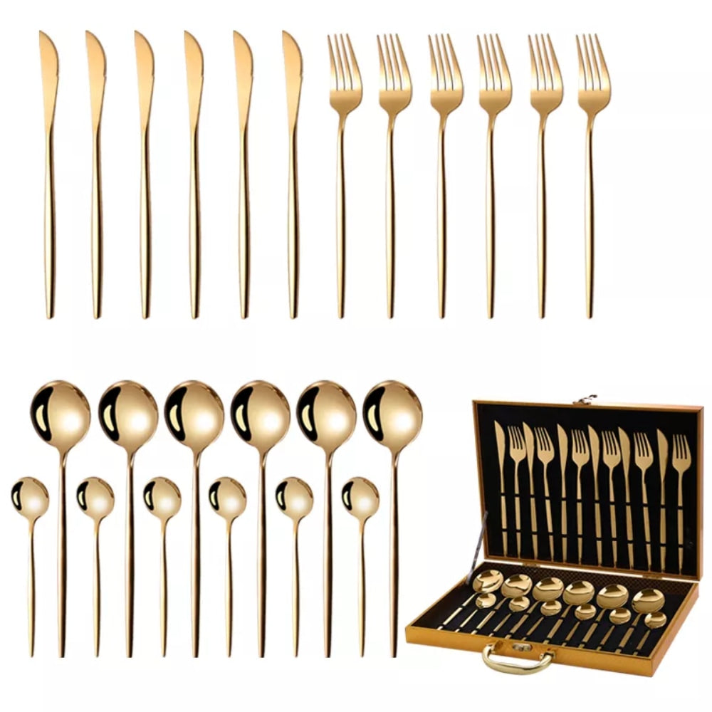 Set de couverts ODILE de 24 pièces