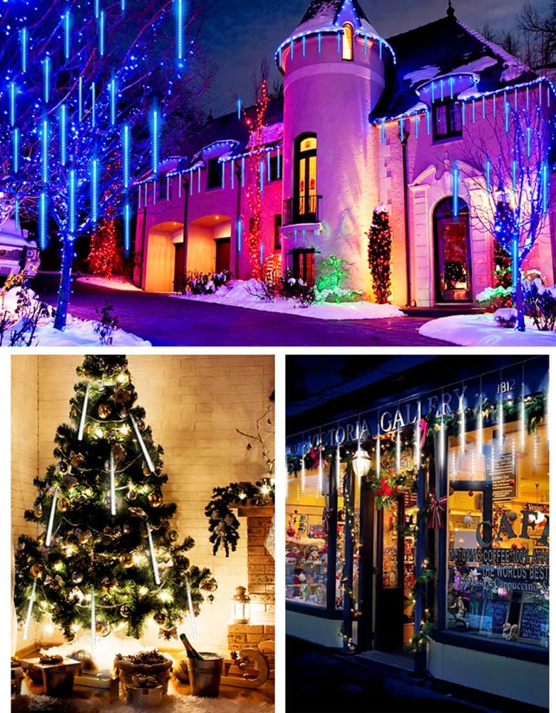 Météores LED - Lumières de Noël