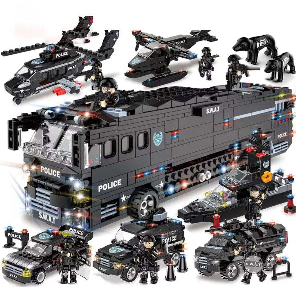Set de briques SWAT Team 1014 pièces