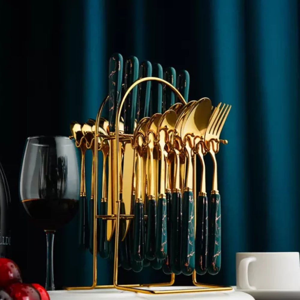 Set de couverts ODETTE de 24 pièces