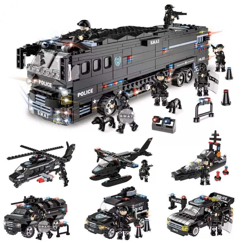 Set de briques SWAT Team 1014 pièces