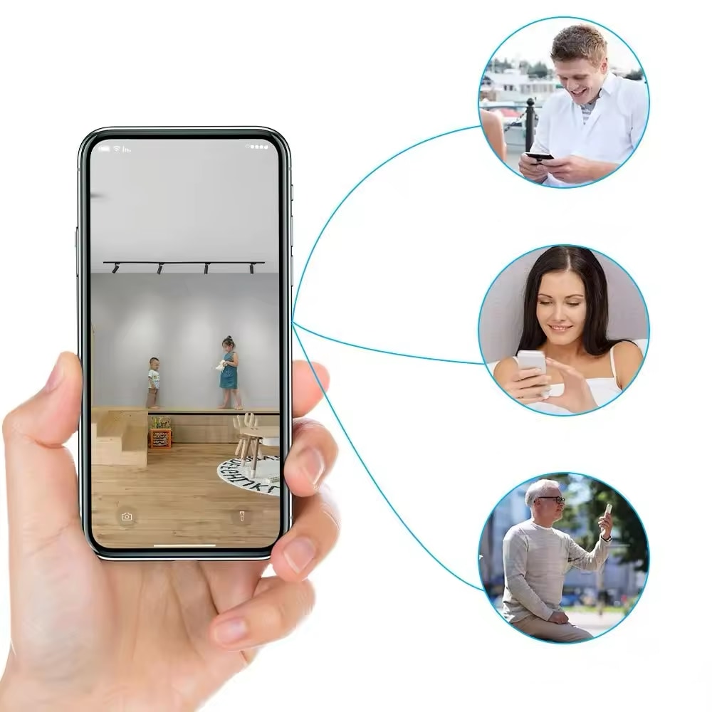 Caméra de surveillance extérieure sans fil avec panneau solaire