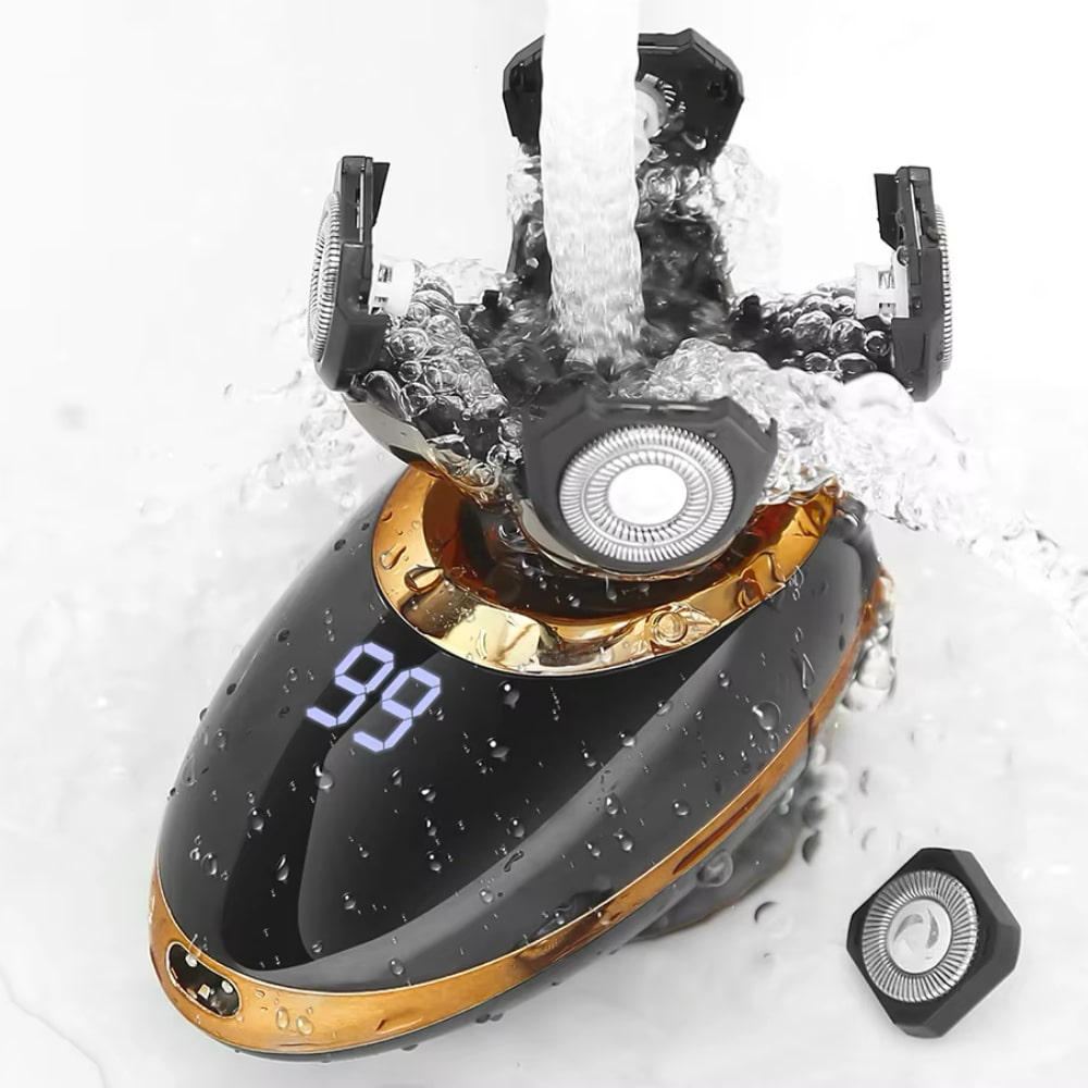 Rasoir et tondeuse sans fil étanche pour homme 5 en 1