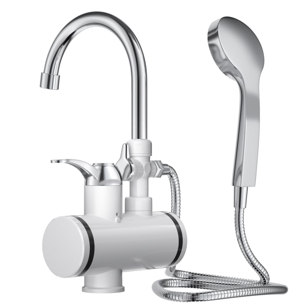 Robinet et douche avec chauffage intégré