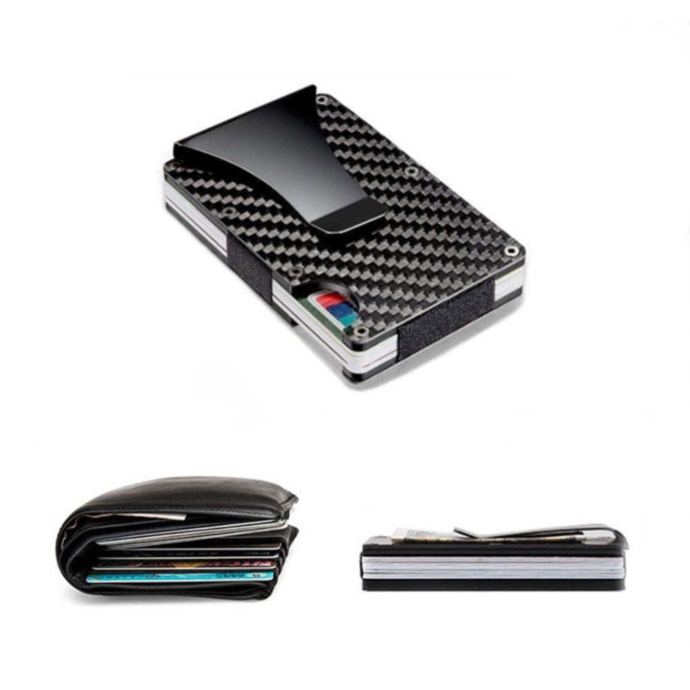 Porte-cartes en aluminium