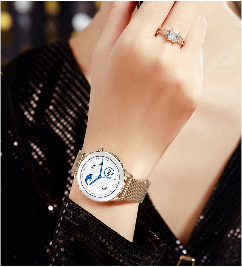 Montre connectée pour femmes Smart Gold Pro