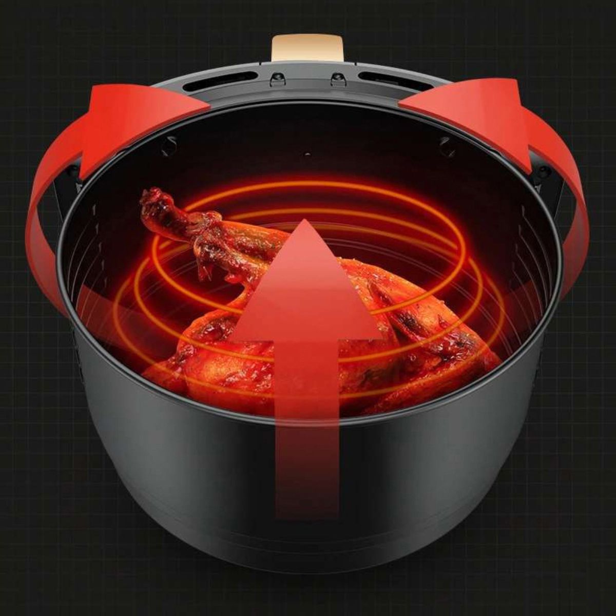 Friteuse à air chaud capacité 4,5 L