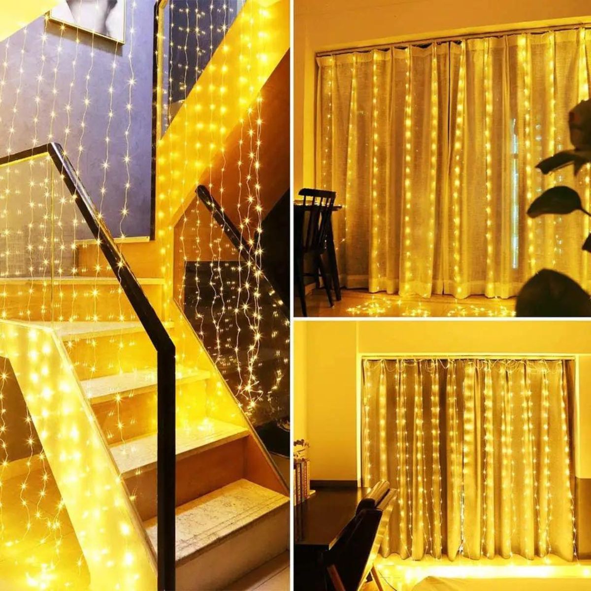 Rideau lumineux LED 3x3m