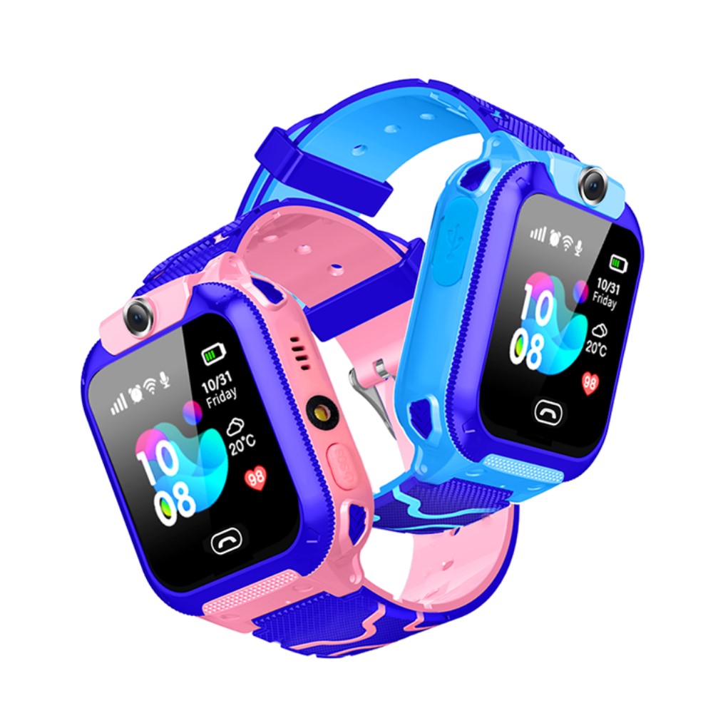 Montre connectée pour enfants avec caméra, suivi GPS et appels, bouton SOS