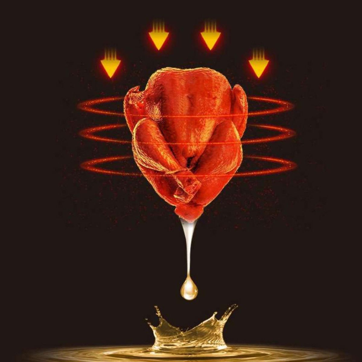 Friteuse à air chaud capacité 4,5 L