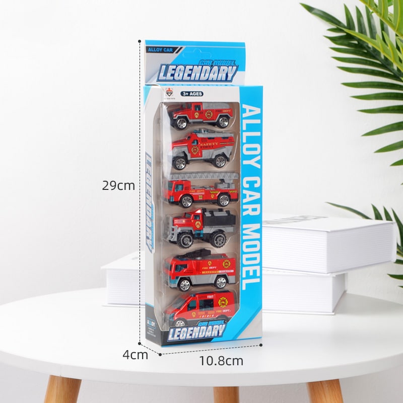 Ensemble de 6 voitures