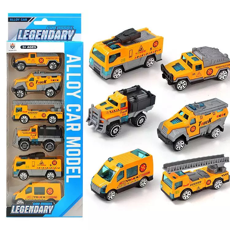 Ensemble de 6 voitures