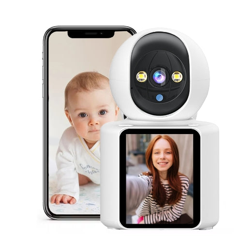Babyphone intelligent sans fil avec vision nocturne et connexion vidéo et audio bidirectionnelle