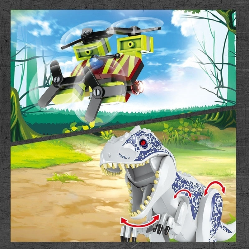 Kit de briques Dinosaur World de 582 pièces