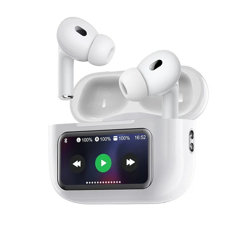 TouchPods S10 Pro ANC/ENC écouteurs sans fil Bluetooth, écran tactile LCD, réduction active du bruit, traducteur IA intelligent