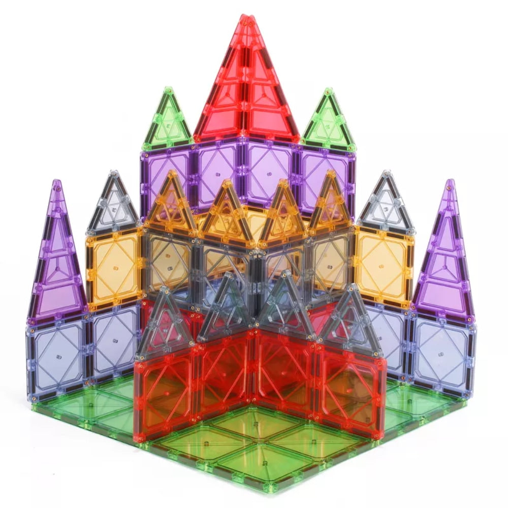 Set créatif de blocs magnétiques - 120 pièces