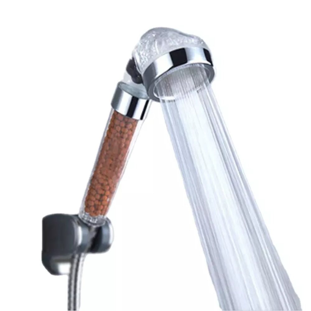 Pommeau de douche haute pression avec 3 modes de fonctionnement et filtre à impuretés