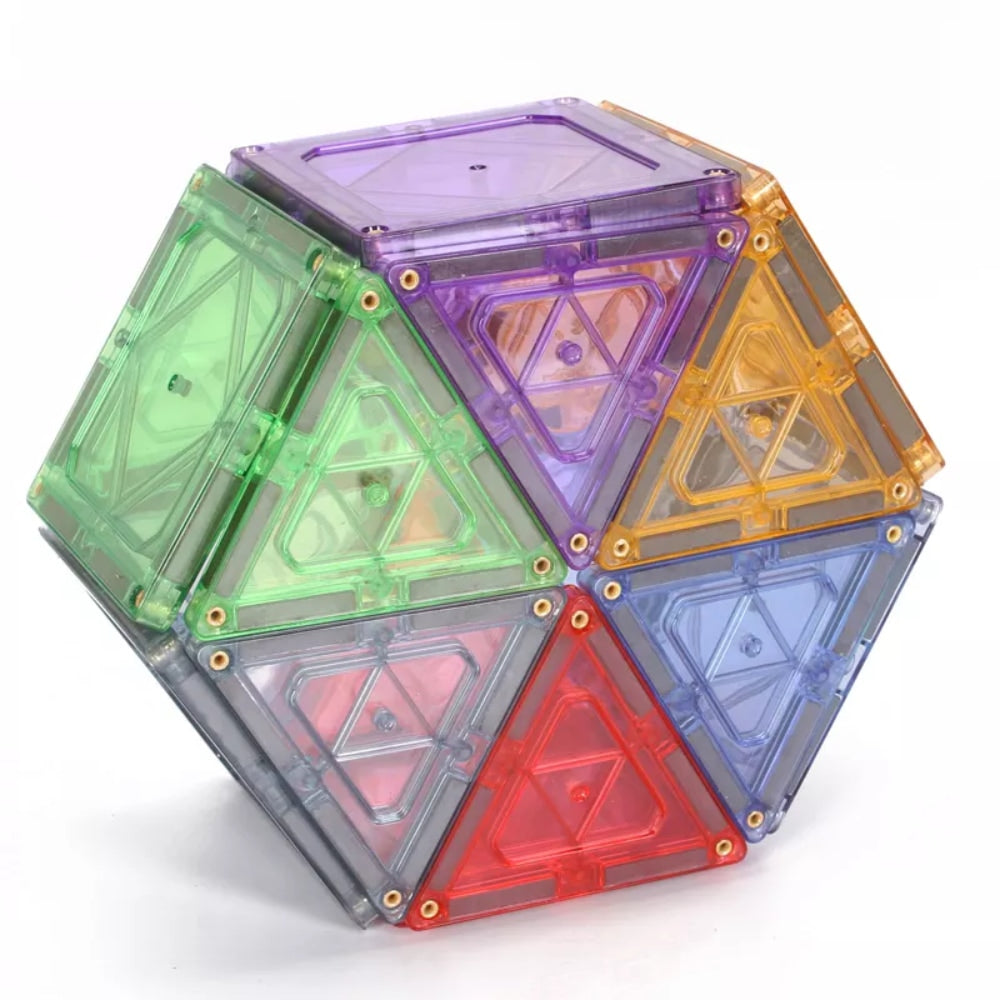 Set créatif de blocs magnétiques - 100 pièces