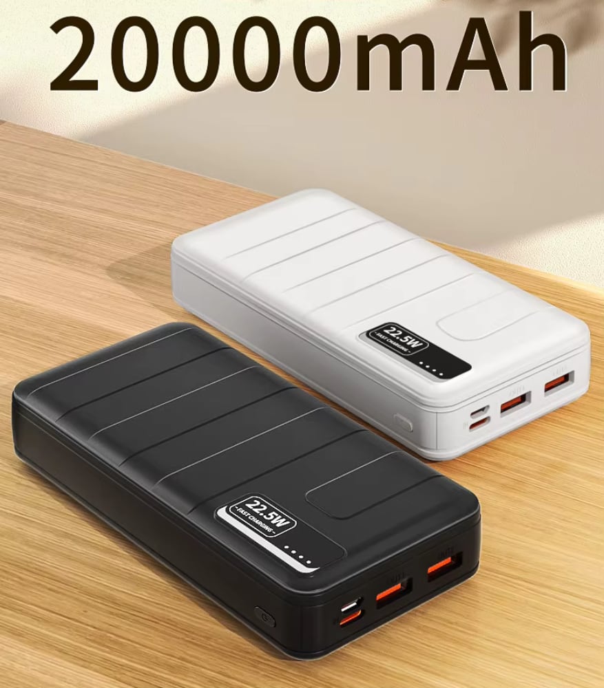 Batterie portative 20 000 mAh 22,5 W