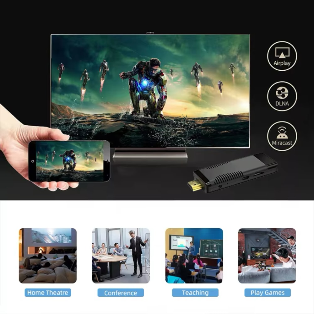 Clé Smart TV ANDROID 4K, HDMI