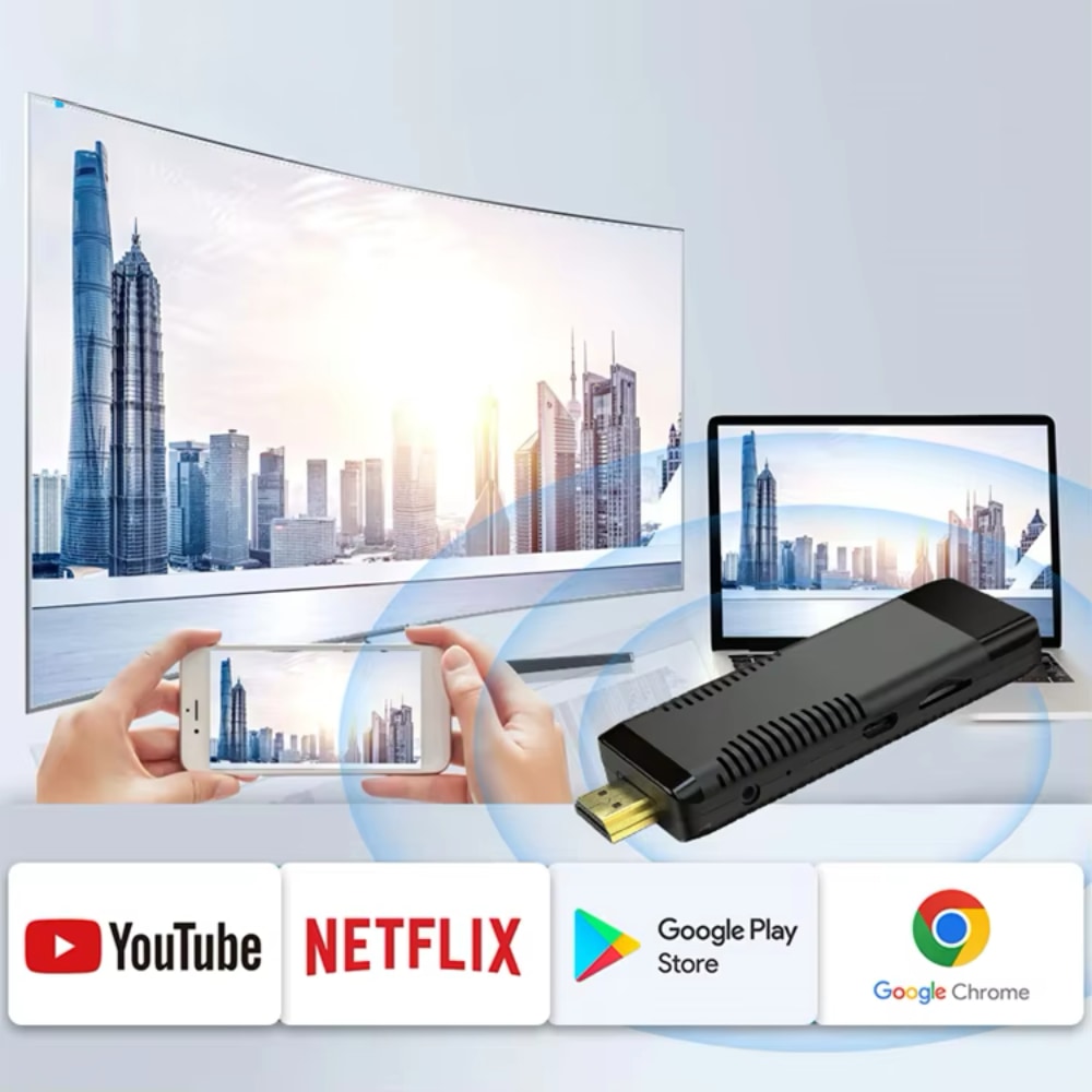 Clé Smart TV ANDROID 4K, HDMI