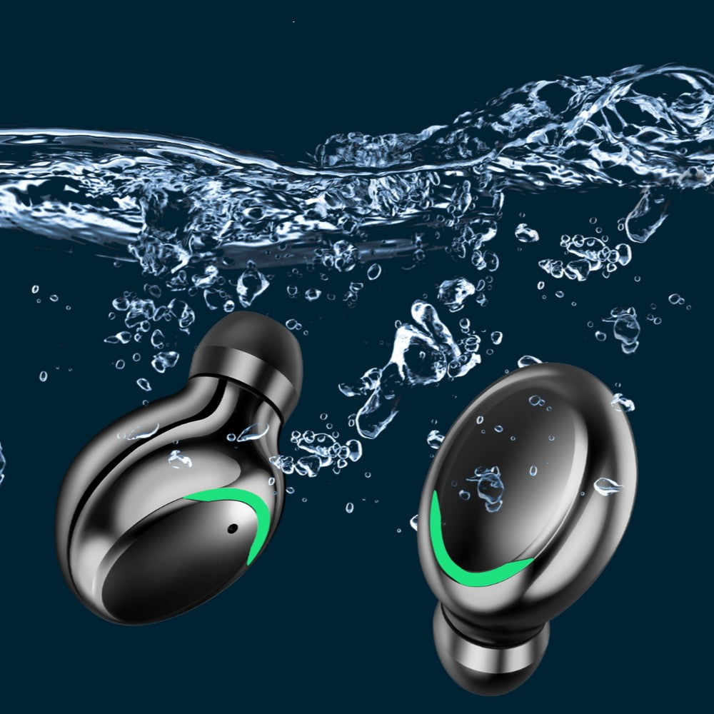 Écouteurs Bluetooth avec étui de chargement compatibles iOS/Android.