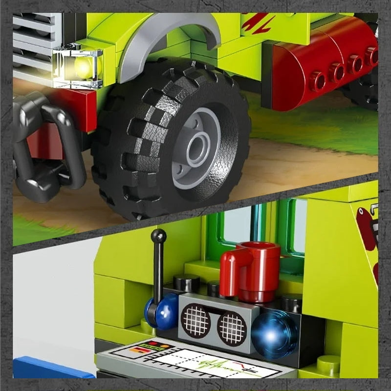 Kit de briques Dinosaur World de 582 pièces