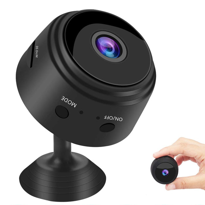 Mini caméra de surveillance, WiFi, surveillance en direct, enregistrement de jour et de nuit